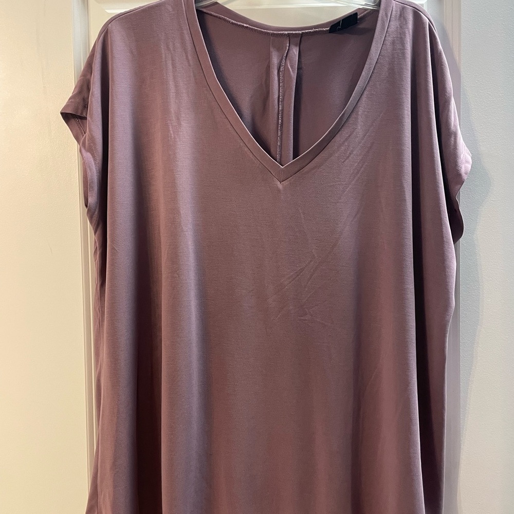 torrid Mauve V-Neck Tunic Top